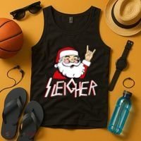 Sleigher Santa Rocks Tank Top thumb 4