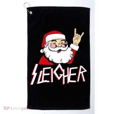 Sleigher Santa Rocks Golf Towel