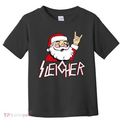 Sleigher Santa Rocks Toddler T-Shirt