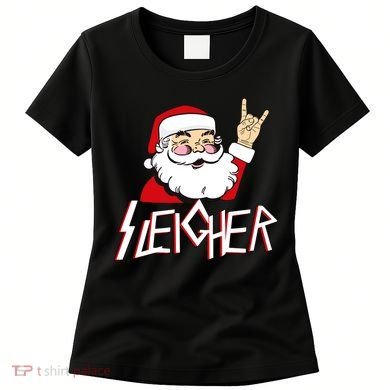 Sleigher Santa Rocks Women's T-Shirt
