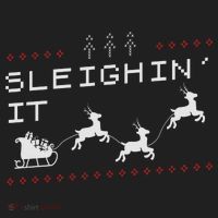 Sleighin It Ugly Christmas  Women's Sweatshirt thumb 2