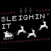 Sleighin It Ugly Christmas  Bucket Hat thumb 4
