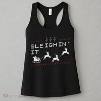 Sleighin It Ugly Christmas  Women's Tank Top thumb 3
