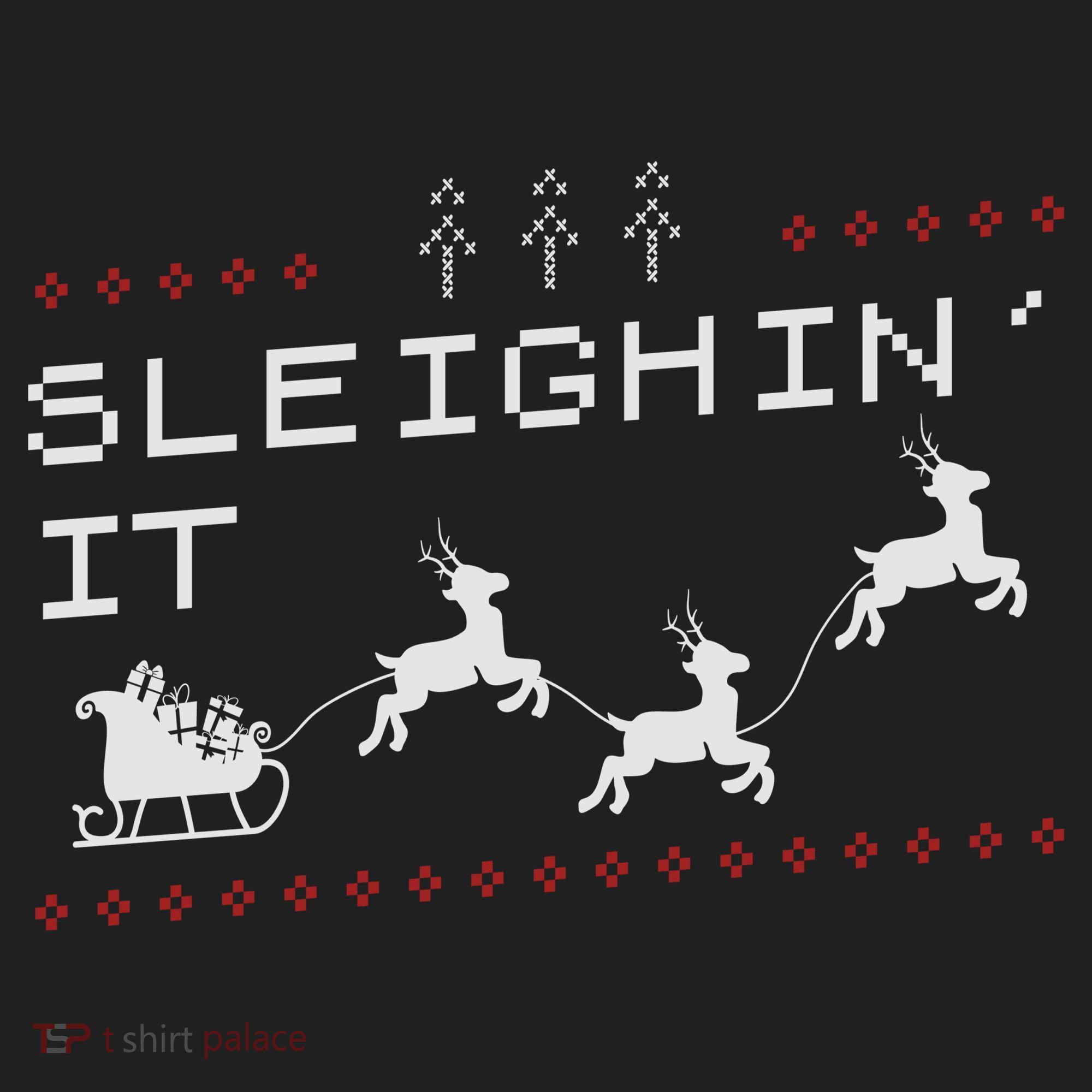 Sleighin It Ugly Christmas  Hat