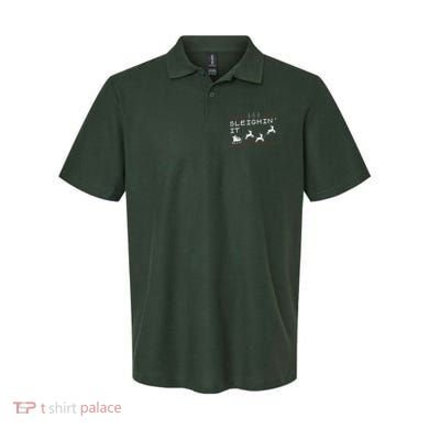 Sleighin It Ugly Christmas  Polo