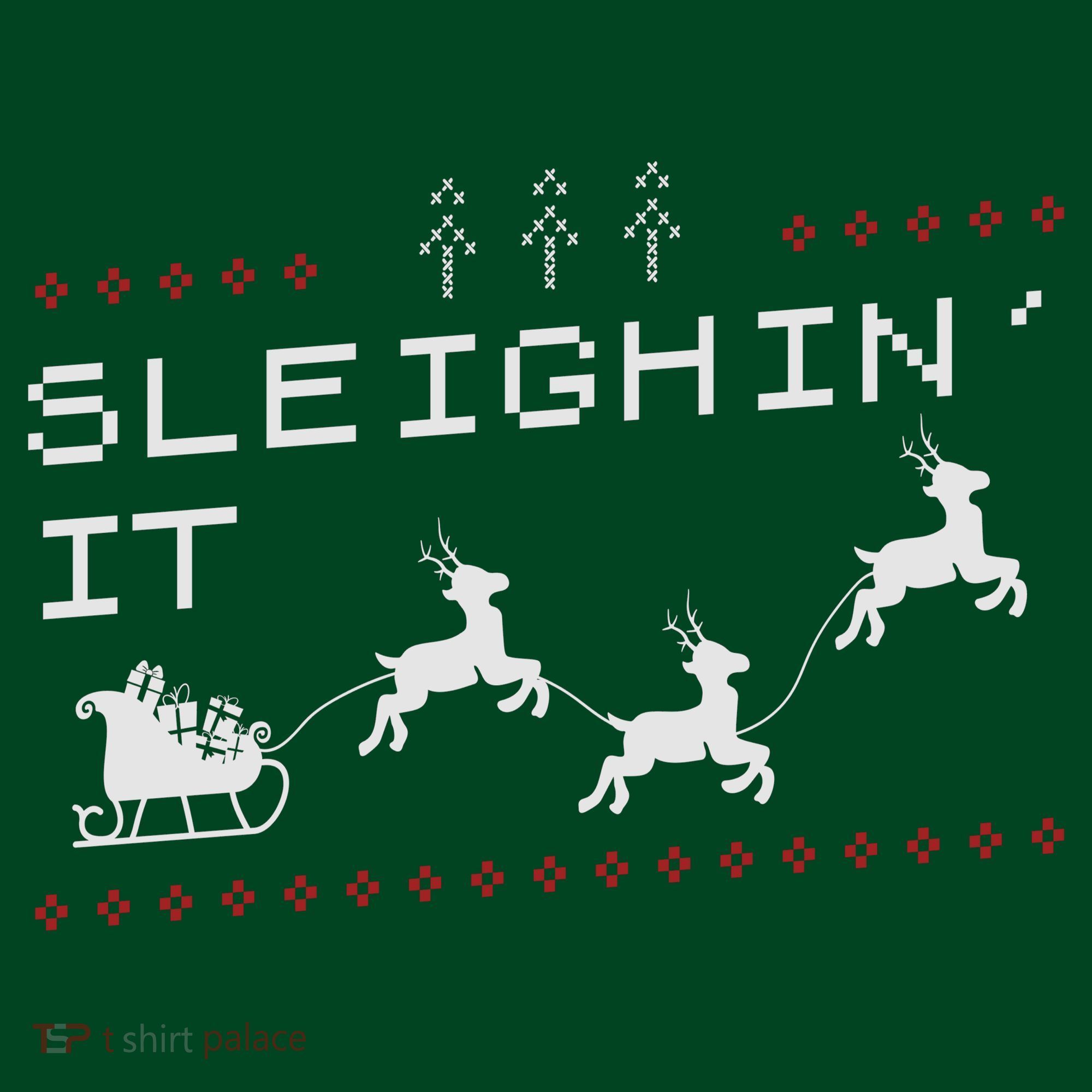 Sleighin It Ugly Christmas  Visor