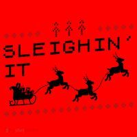 Sleighin It Ugly Christmas  Santa Hat thumb 1
