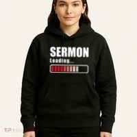 Sermon Loading Funny Pastor Preacher Minister Clergy Hoodie thumb 5