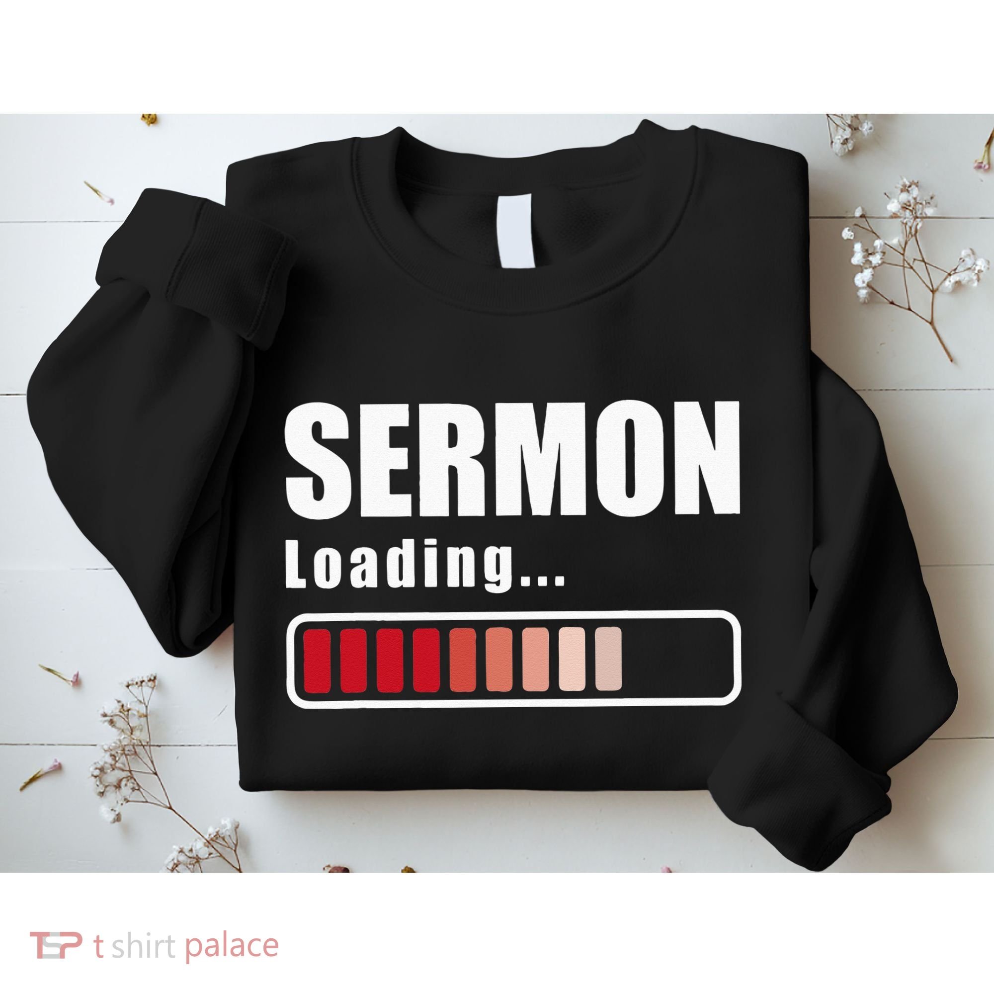 Sermon Loading Funny Pastor Preacher Minister Clergy Sweatshirt