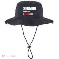 Sermon Loading Funny Pastor Preacher Minister Clergy Bucket Hat thumb 0