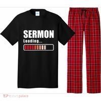 Sermon Loading Funny Pastor Preacher Minister Clergy Pajama Set thumb 0