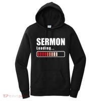 Sermon Loading Funny Pastor Preacher Minister Clergy Women's Hoodie thumb 0