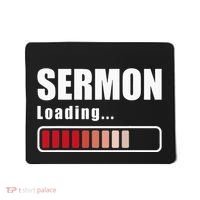 Sermon Loading Funny Pastor Preacher Minister Clergy Mousepad thumb 0