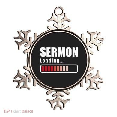 Sermon Loading Funny Pastor Preacher Minister Clergy Ornament