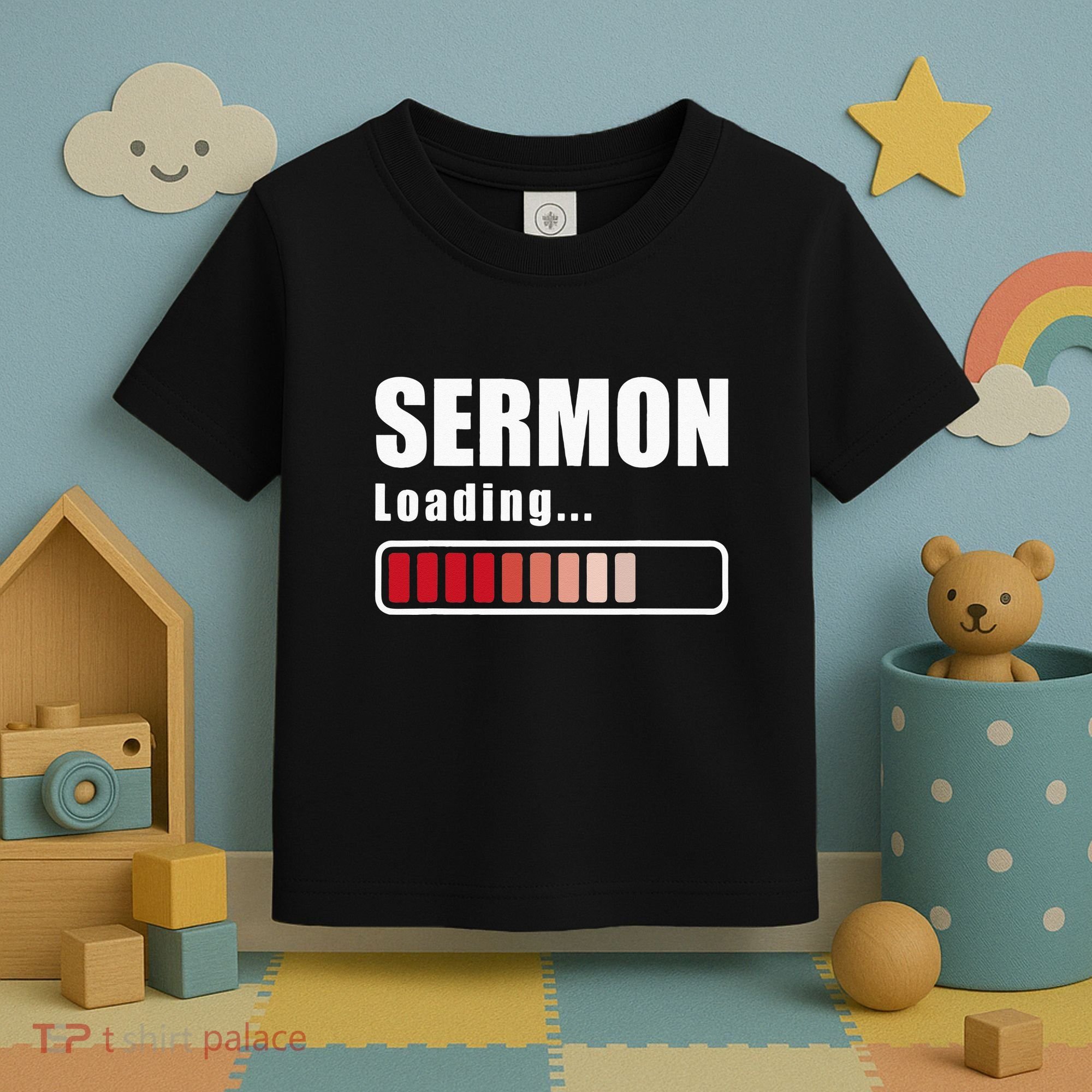 Sermon Loading Funny Pastor Preacher Minister Clergy Toddler T-Shirt