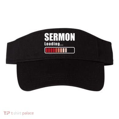 Sermon Loading Funny Pastor Preacher Minister Clergy Visor