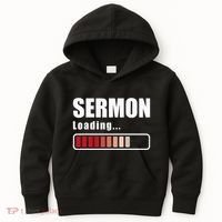 Sermon Loading Funny Pastor Preacher Minister Clergy Kids Hoodie thumb 0