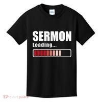 Sermon Loading Funny Pastor Preacher Minister Clergy Kids T-Shirt thumb 0