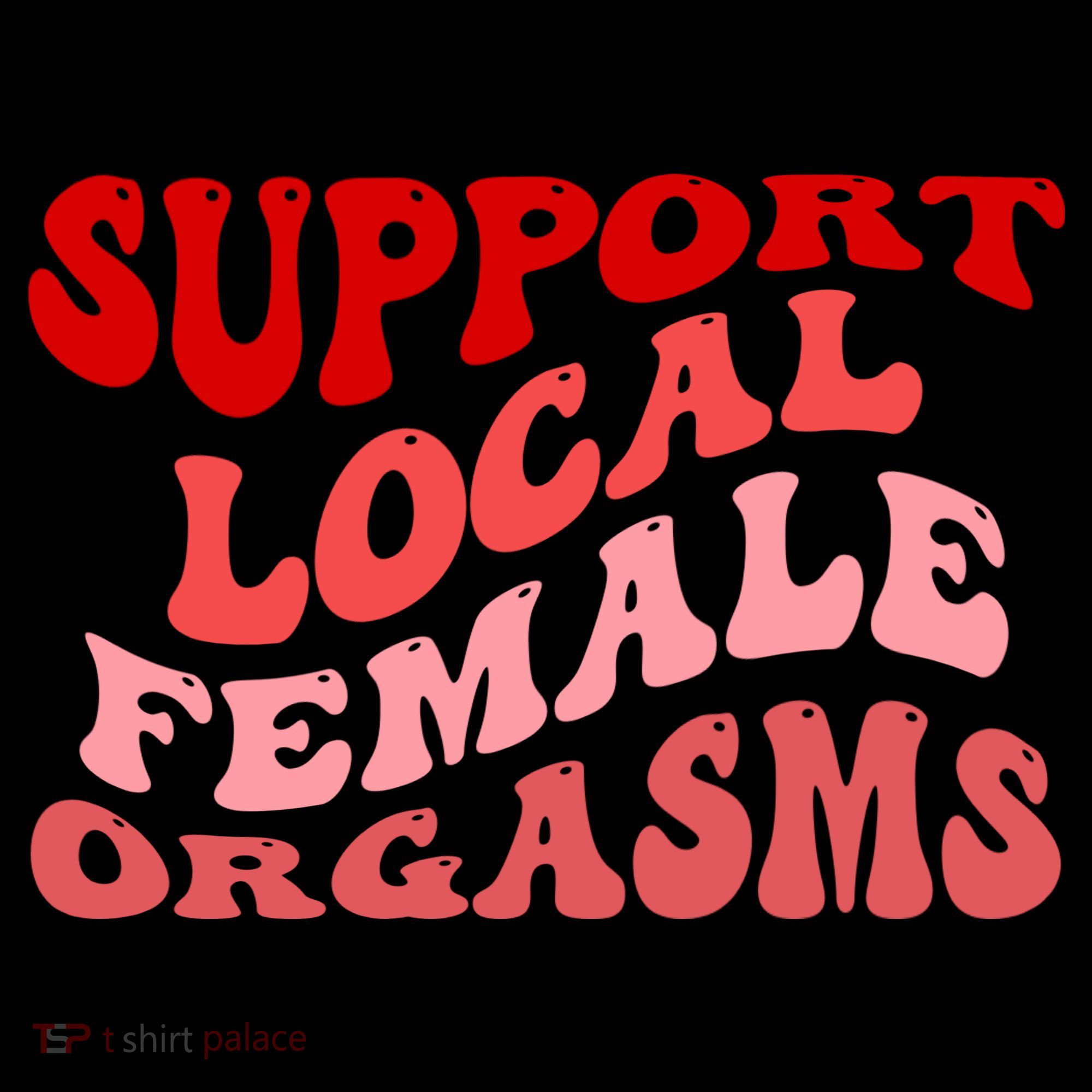 Support Local Female Orgasms Groovy Backpack
