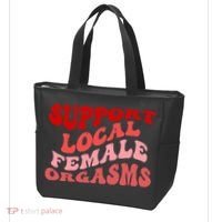 Support Local Female Orgasms Groovy Tote Bag thumb 3