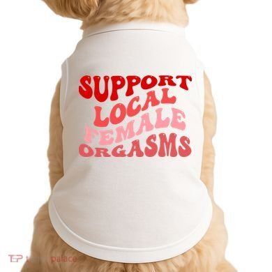 Support Local Female Orgasms Groovy Doggie Tank