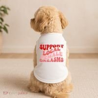 Support Local Female Orgasms Groovy Doggie Tank thumb 2