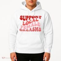 Support Local Female Orgasms Groovy Hoodie thumb 2