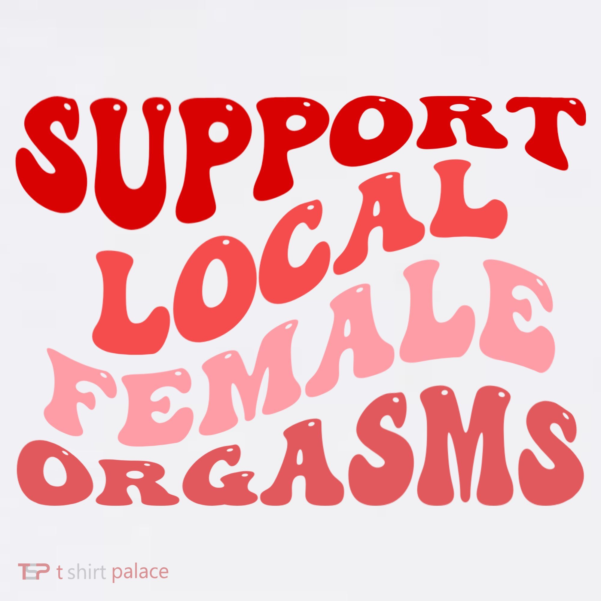 Support Local Female Orgasms Groovy Beanie