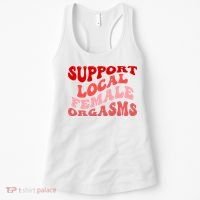 Support Local Female Orgasms Groovy Women's Tank Top thumb 0