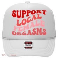 Support Local Female Orgasms Groovy Hat thumb 0