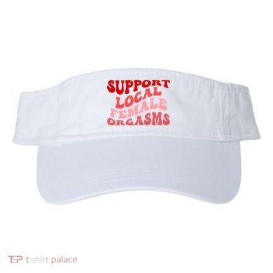 Support Local Female Orgasms Groovy Visor