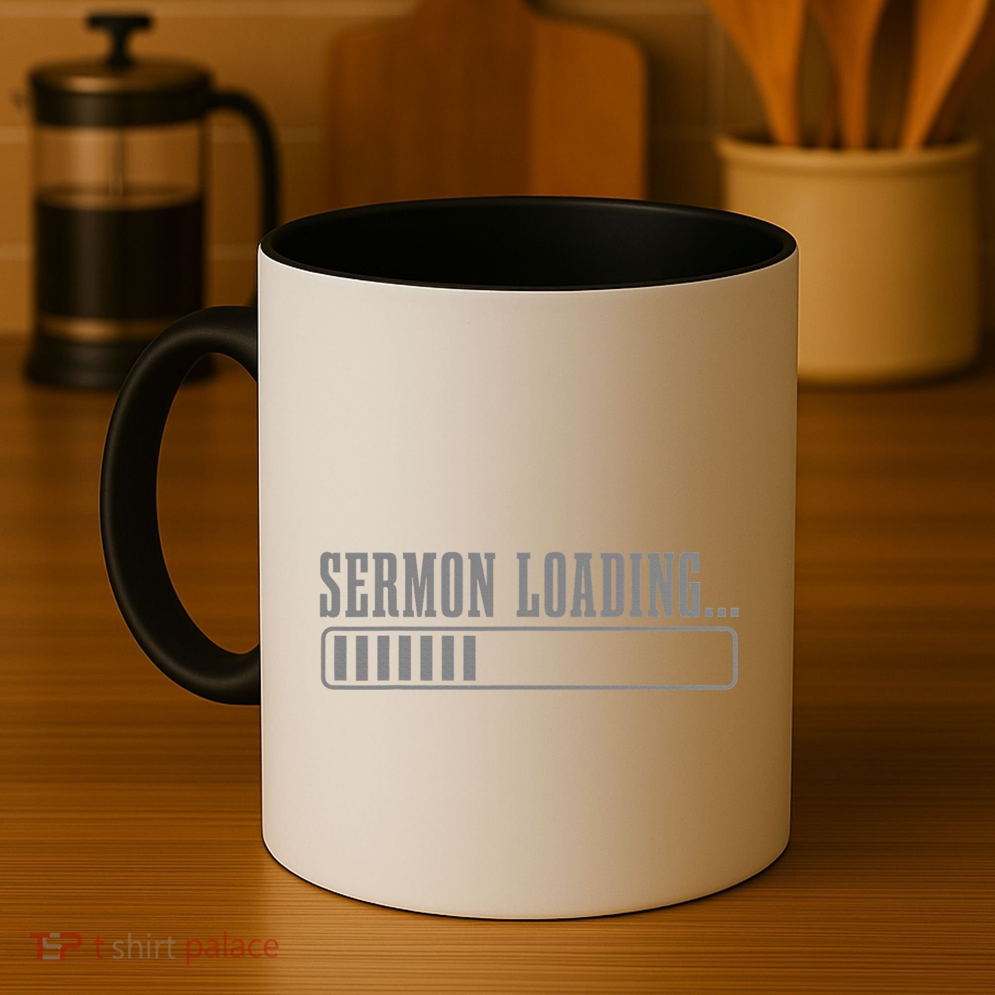 Sermon Loading Funny Pastor Christian Parish Clergy Apparel Coffee Mug