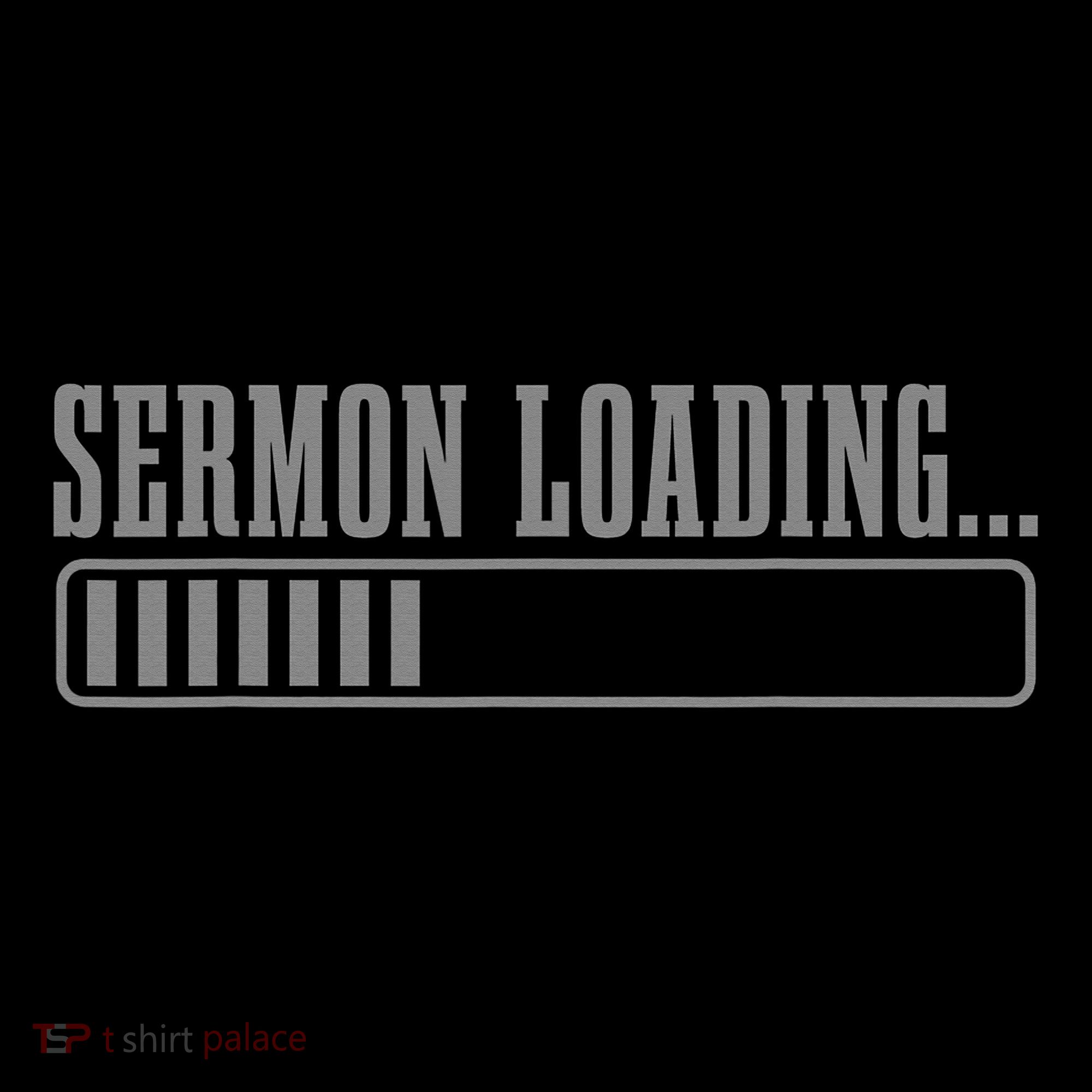 Sermon Loading Funny Pastor Christian Parish Clergy Apparel Mousepad