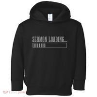 Sermon Loading Funny Pastor Christian Parish Clergy Apparel Toddler Hoodie thumb 0