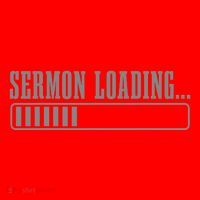 Sermon Loading Funny Pastor Christian Parish Clergy Apparel Santa Hat thumb 1