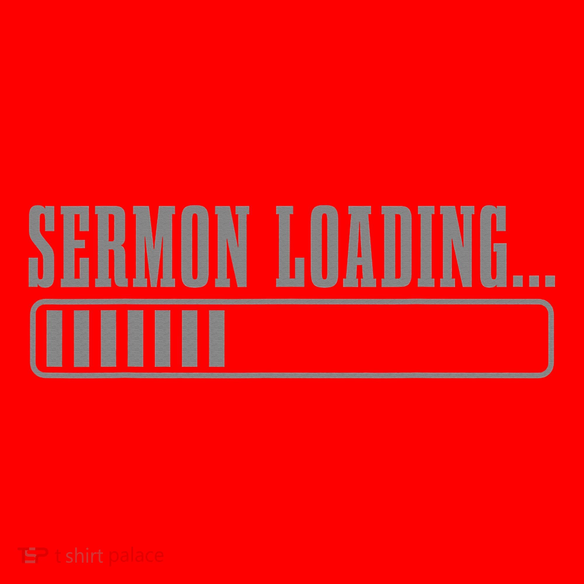 Sermon Loading Funny Pastor Christian Parish Clergy Apparel Santa Hat