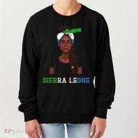 Sierra Leonean Flag Souvenirs Products Woman Sierra Leone Women's Sweatshirt thumb 0