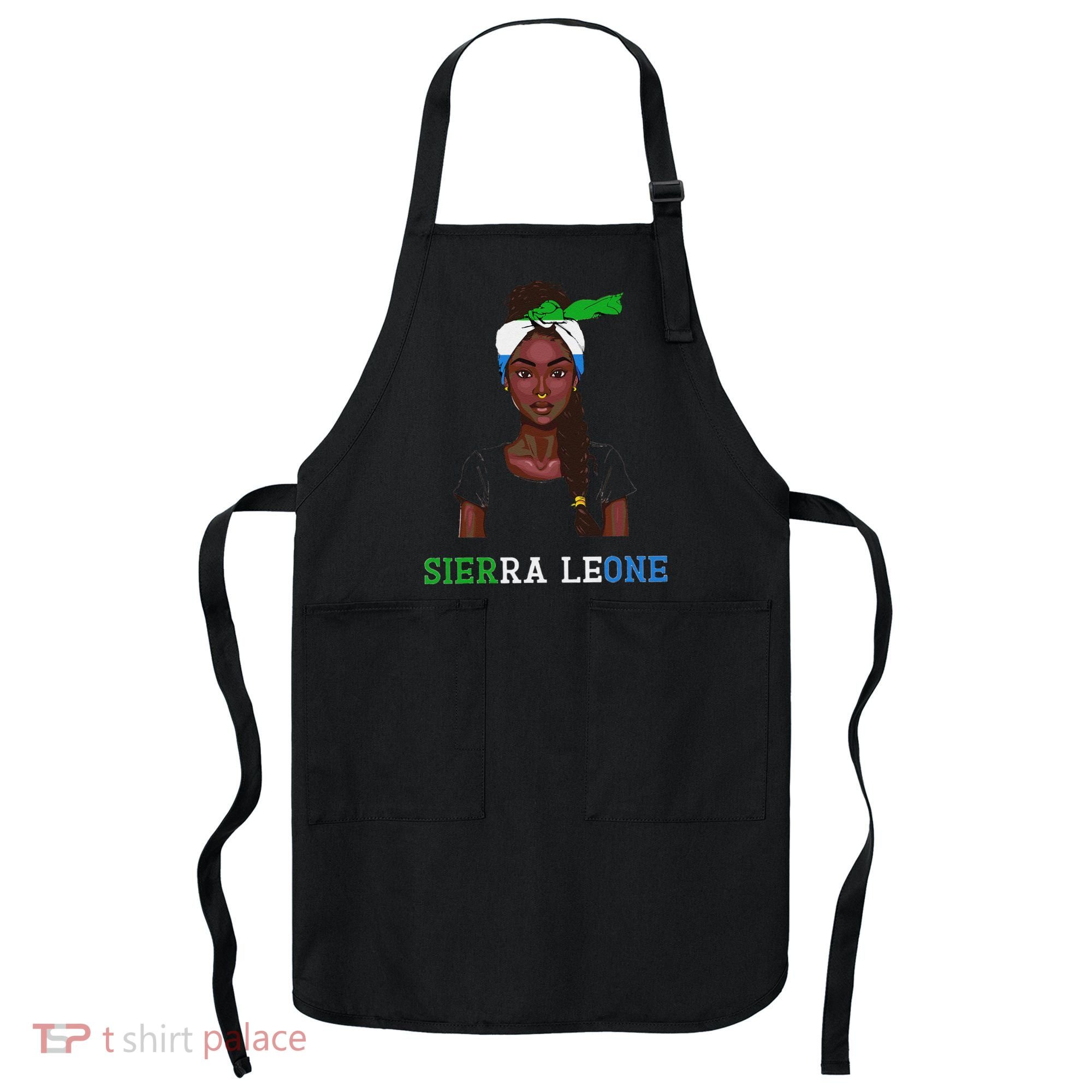 Sierra Leonean Flag Souvenirs Products Woman Sierra Leone Apron