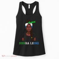 Sierra Leonean Flag Souvenirs Products Woman Sierra Leone Women's Tank Top thumb 0
