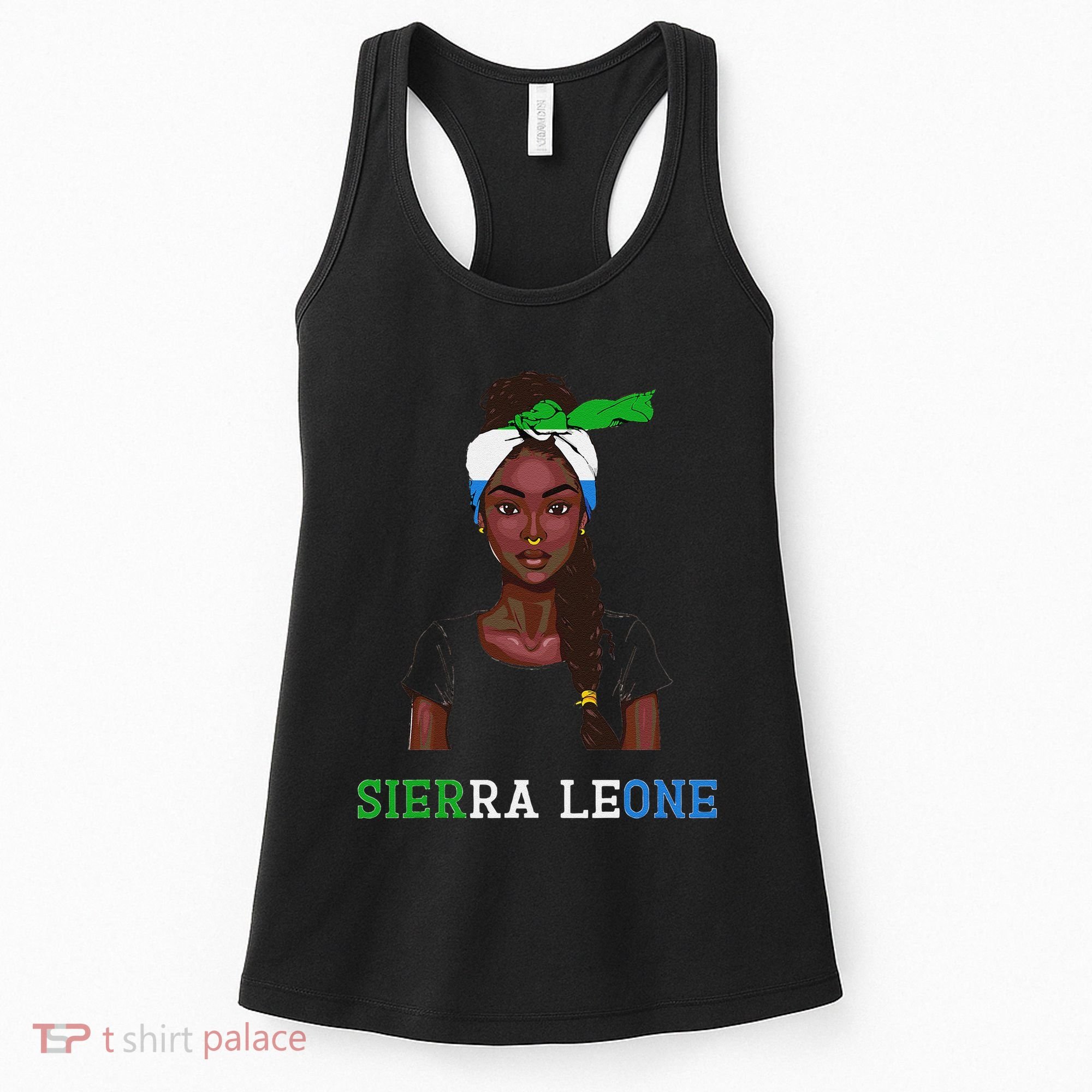 Sierra Leonean Flag Souvenirs Products Woman Sierra Leone Women's Tank Top