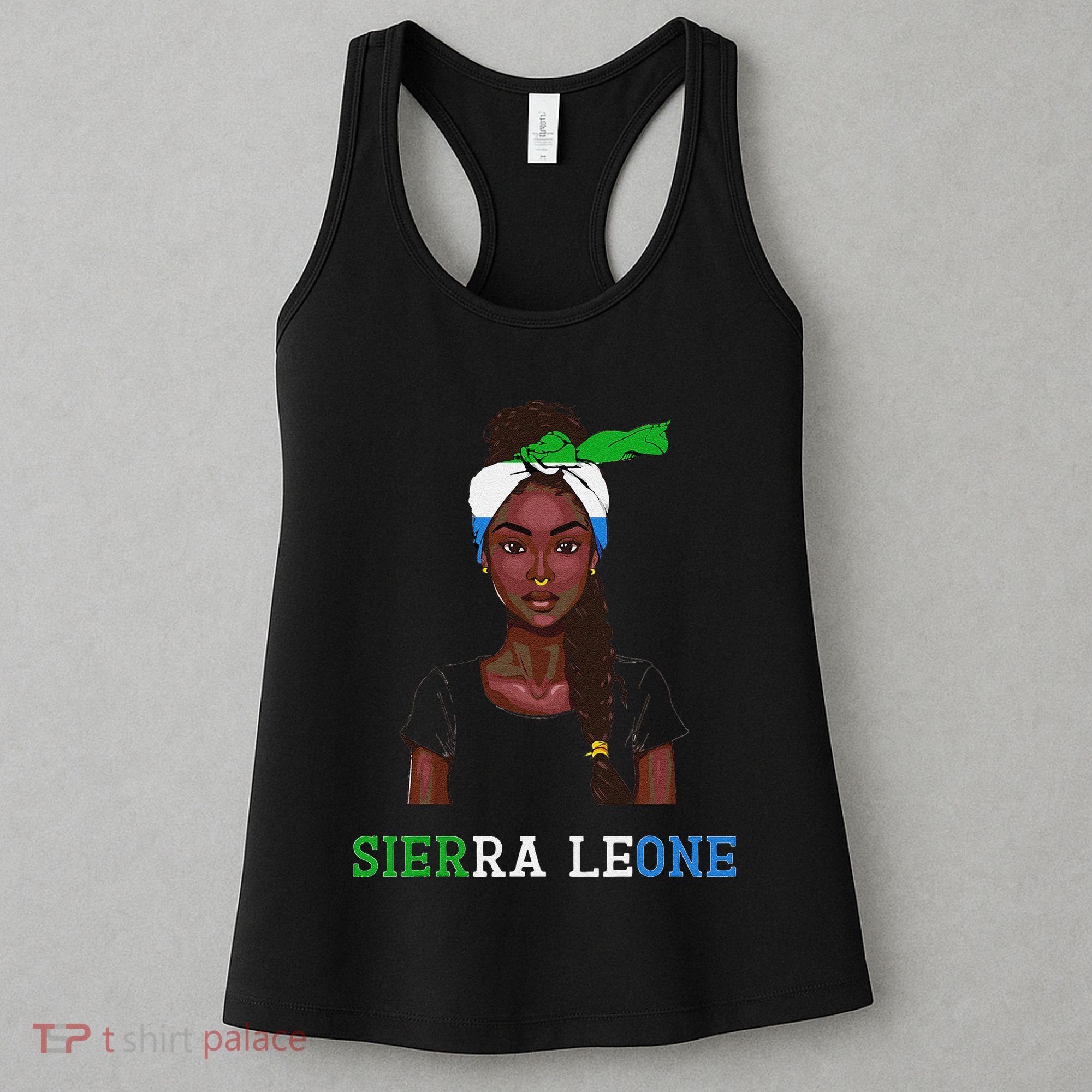 Sierra Leonean Flag Souvenirs Products Woman Sierra Leone Women's Tank Top