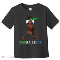 Sierra Leonean Flag Souvenirs Products Woman Sierra Leone Toddler T-Shirt thumb 0