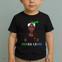 Sierra Leonean Flag Souvenirs Products Woman Sierra Leone Toddler T-Shirt thumb 2