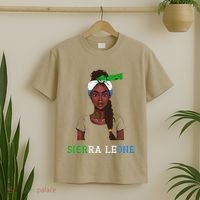 Sierra Leonean Flag Souvenirs Products Woman Sierra Leone T-Shirt thumb 2