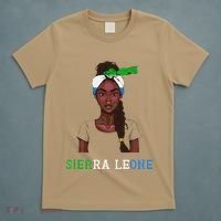 Sierra Leonean Flag Souvenirs Products Woman Sierra Leone T-Shirt thumb 5