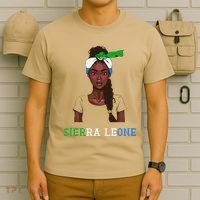 Sierra Leonean Flag Souvenirs Products Woman Sierra Leone T-Shirt thumb 6