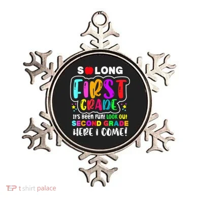 So Long First Grade Hello Second Grade Here I Come 2nd Grade Ornament