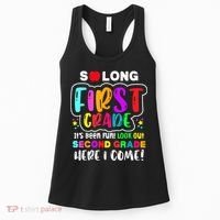 So Long First Grade Hello Second Grade Here I Come 2nd Grade Women's Tank Top thumb 0