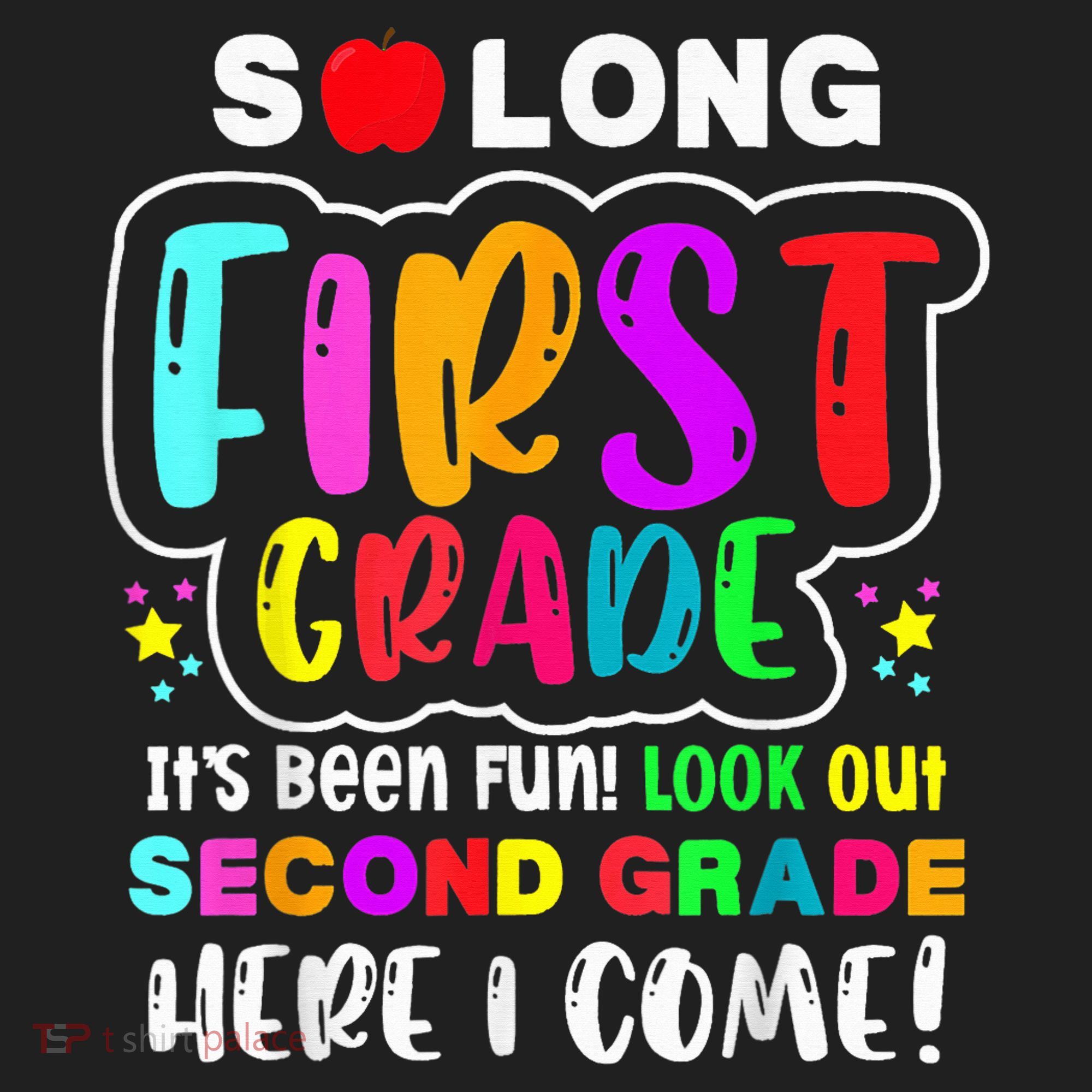 So Long First Grade Hello Second Grade Here I Come 2nd Grade Golf Towel