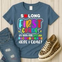 So Long First Grade Hello Second Grade Here I Come 2nd Grade Women's T-Shirt thumb 3